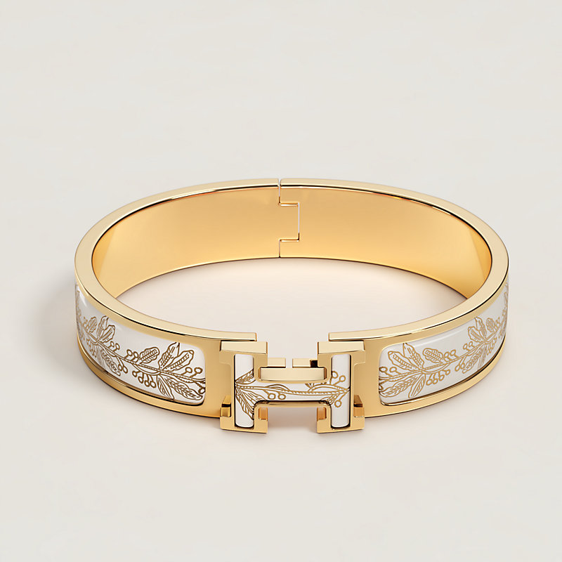 Gold h store bracelet